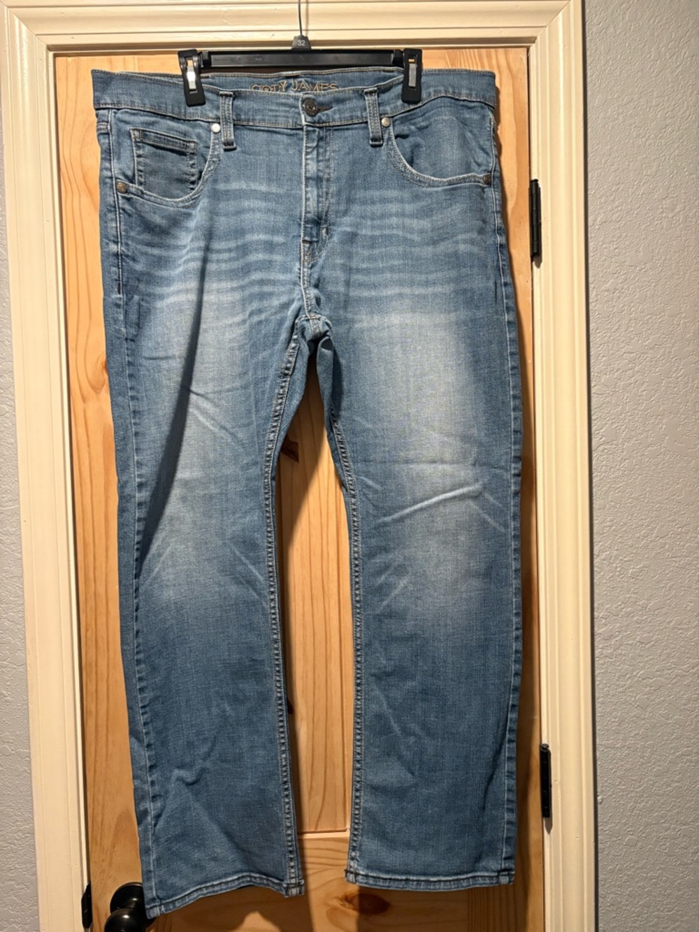 Cody James Classic Men's Light Blue Jeans 38x30 Straight Leg